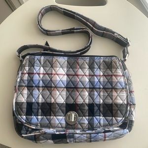 Vera Bradley Saddle Crossbody Bag in Perfectly Plaid - NWT